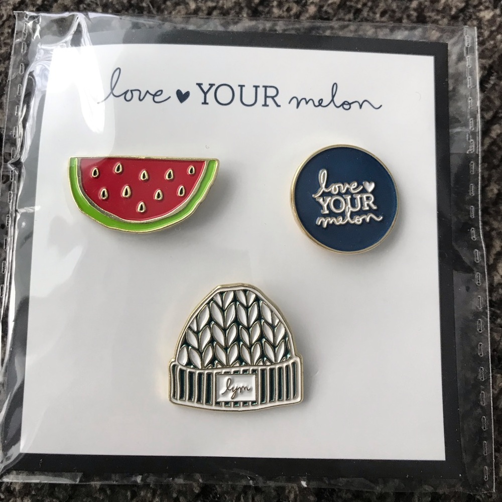 Love Your Melon pins